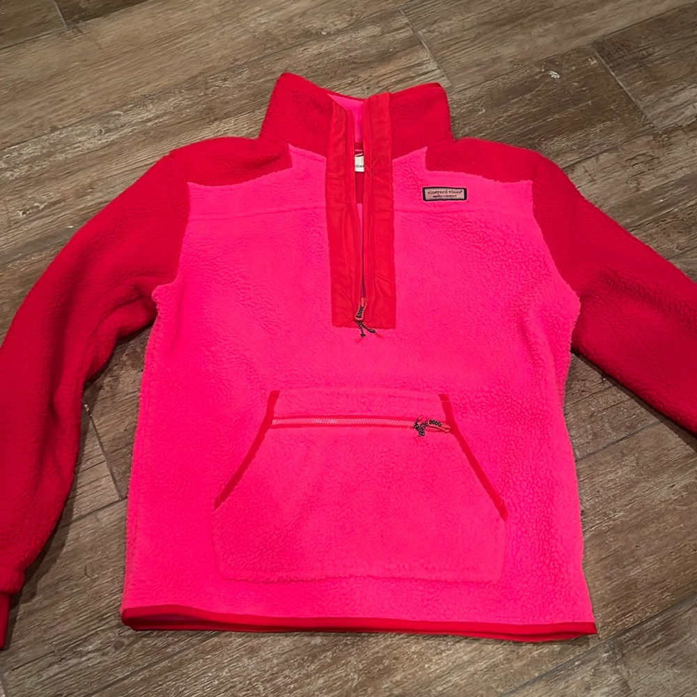 Vineyard vines color block fleece xs